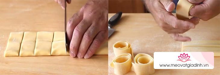 làm pasta Pappardelle