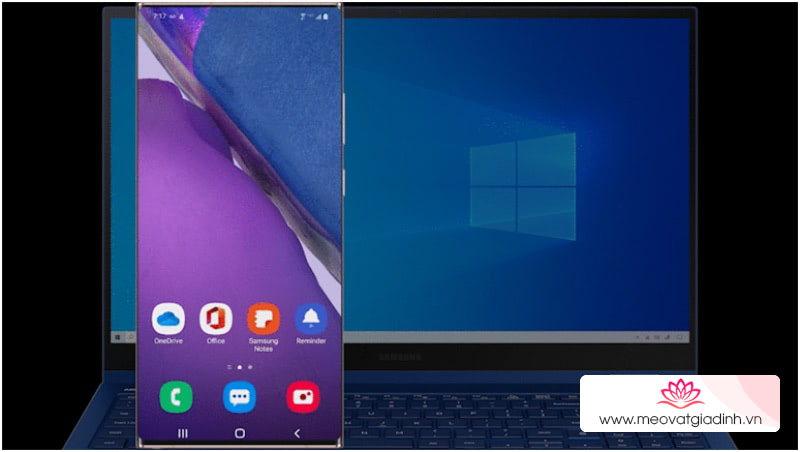 Galaxy Note 20 còn tuyệt vời hơn nữa khi có thể chạy ứng dụng Android trên điện thoại trực tiếp trên máy tính Windows 10
