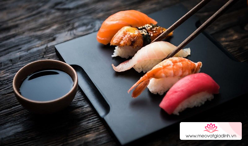 Sushi chứa hàm lượng muối cao