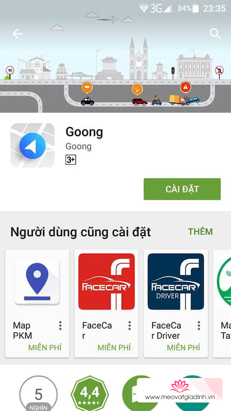 Tải ứng dụng Goong về để tham gia giao thông không còn là 