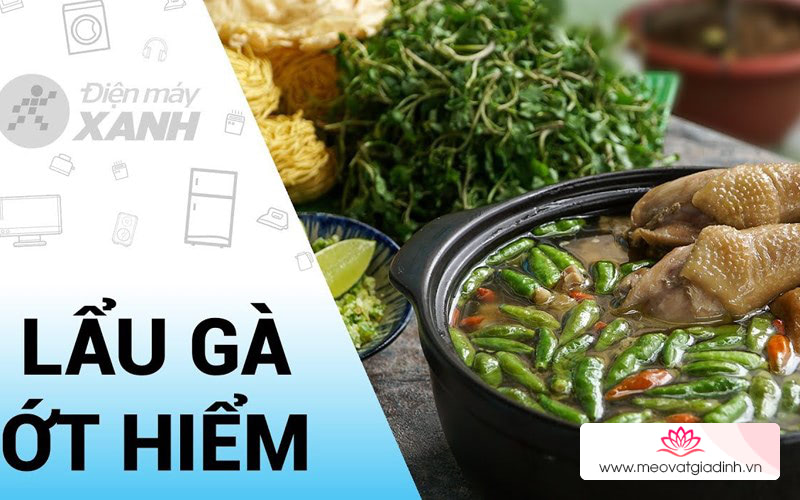 lẩu gà ớt hiểm