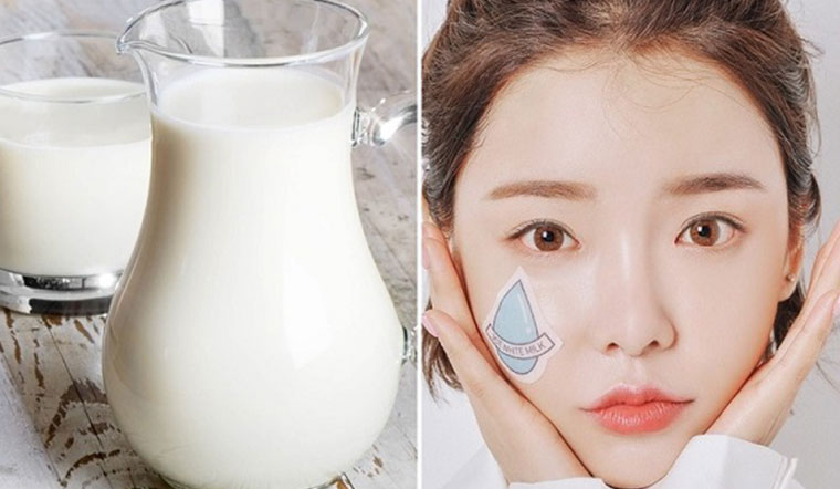 Cách rửa mặt bằng sữa tươi để trị mụn