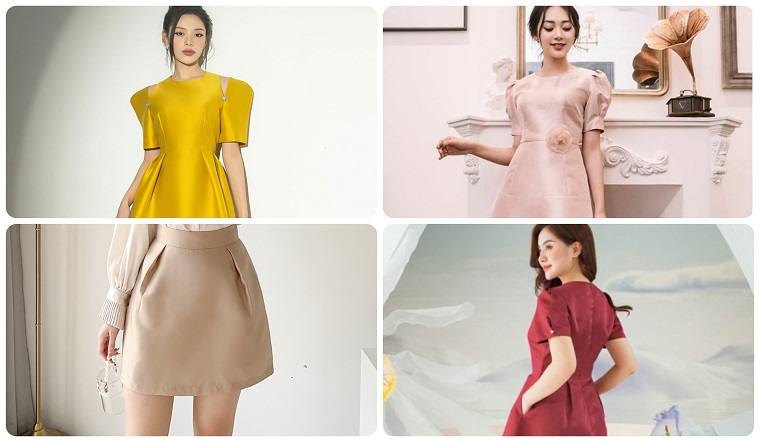 Gợi ý 10 mẫu váy, đầm tafta đẹp, sang trọng cho các chị em