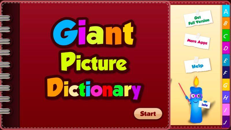 Ứng dụng Giant Picture Dictionary