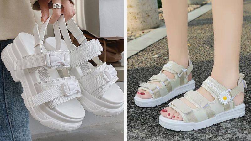 Sandal ulzzang nhiều quai dáng học sinh