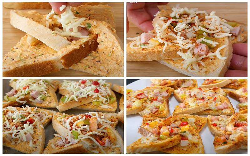 Nướng bánh mì pizza