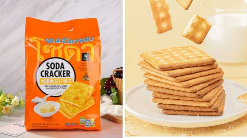 Bánh Soda Cracker vị trứng muối