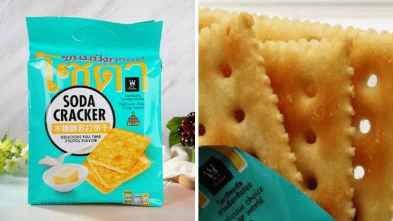 Bánh Soda Cracker vị xylitol