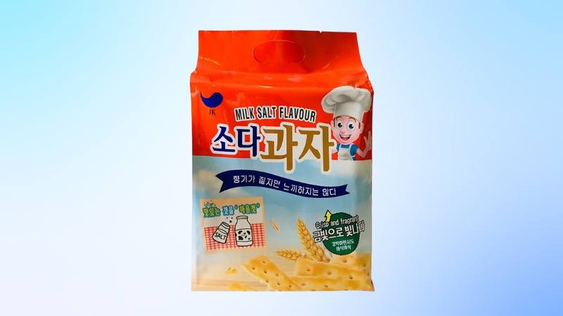 Bánh quy lạt soda cracker healthy JK vị sữa mặn