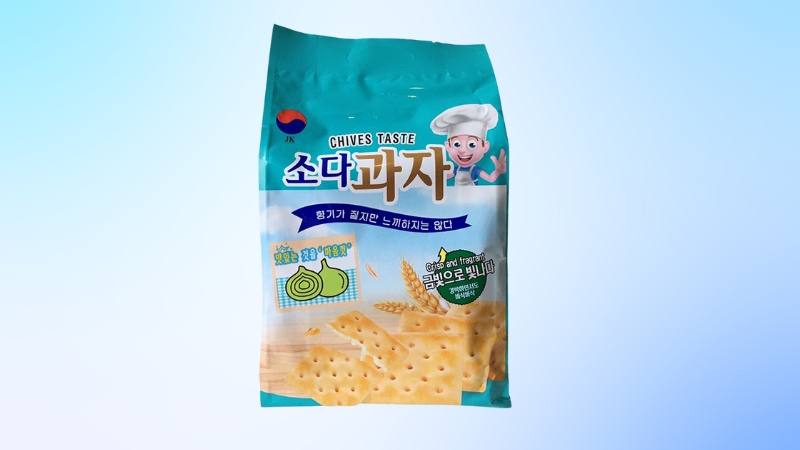 Bánh quy lạt soda cracker healthy JK vị hành tây