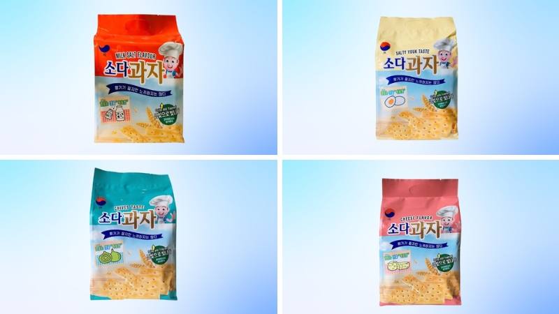 4 bánh quy lạt soda cracker healthy JK phù hợp cho người ăn kiêng