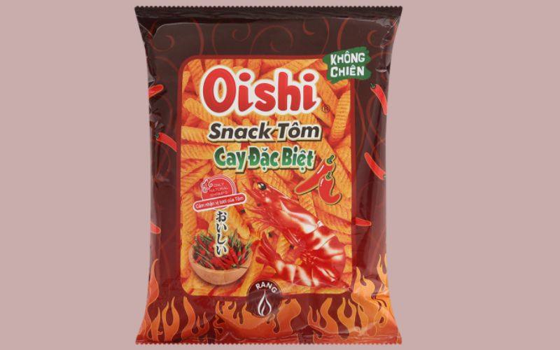 Snack tôm cay đặc biệt Oishi