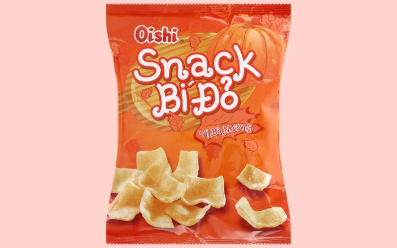 Snack bí đỏ vị bò nướng Oishi