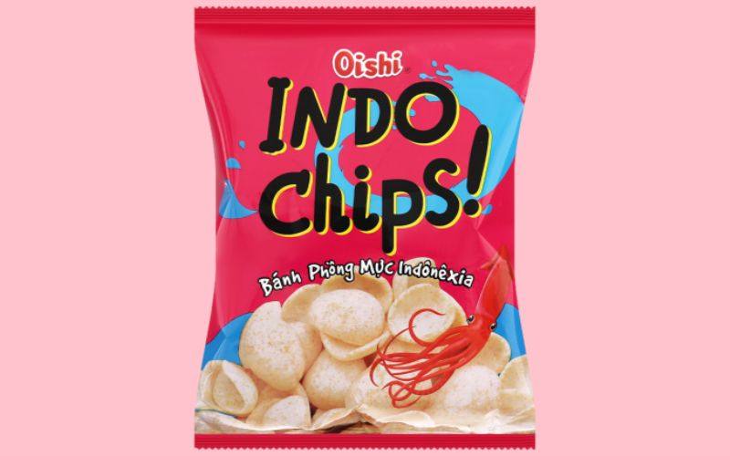 Snack phồng mực Oishi Indo Chips