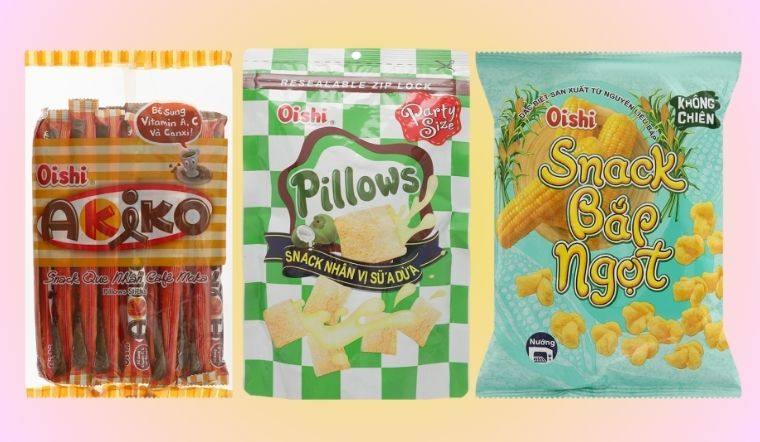 Tổng hợp các loại snack Oishi ngon, chất lượng tại Mẹo Vặt Gia Đình