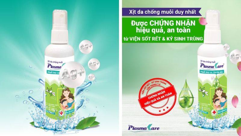 Xịt chống muỗi cho bé PlasmaKare