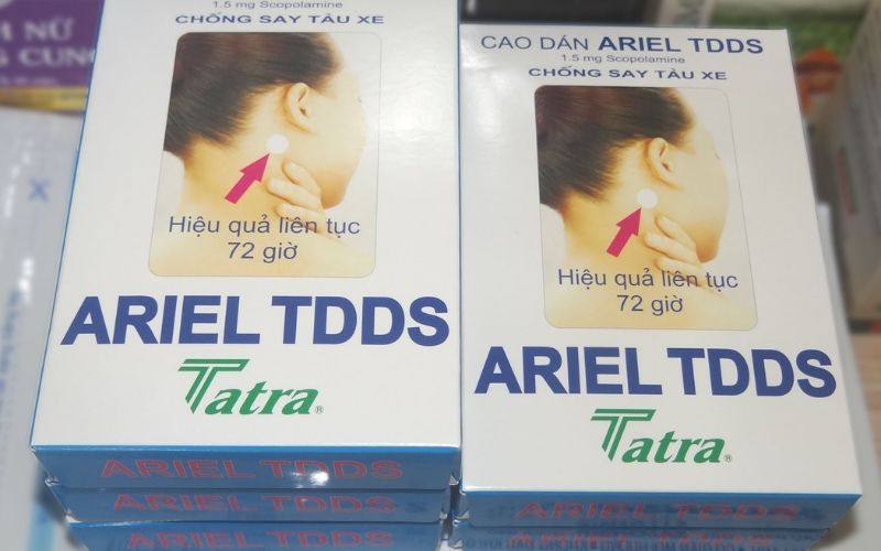 Cao dán chống say tàu xe Ariel TDDS