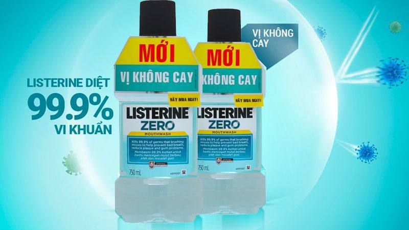 Nước súc miệng Listerine