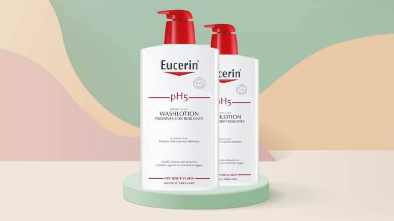 Sữa tắm dành cho bà bầu Eucerin pH5 Washlotion