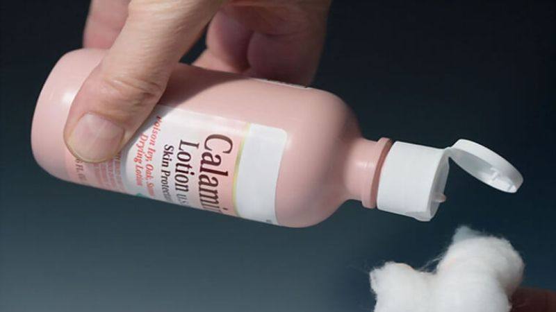 Sử dụng kem dưỡng da calamine