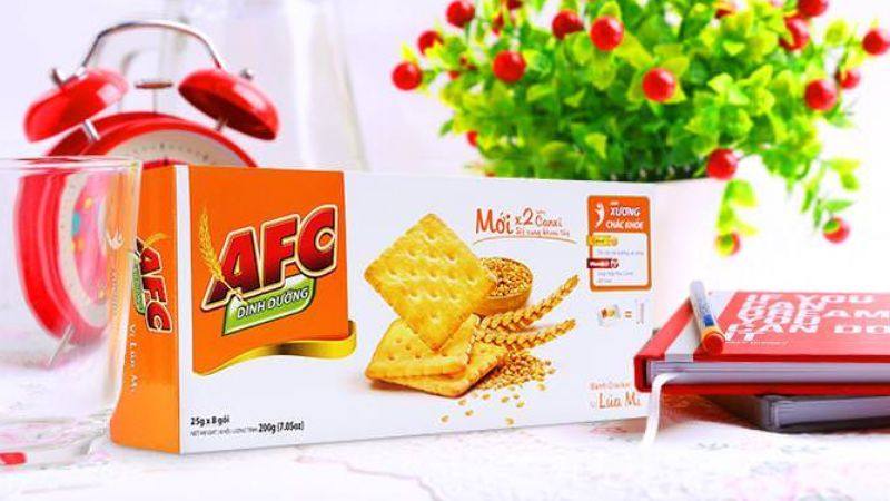 Bánh cracker AFC dinh dưỡng vị lúa mì