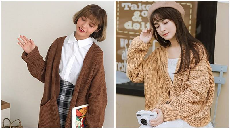 Trend đồ Tết 2024 là mặc áo cardigan