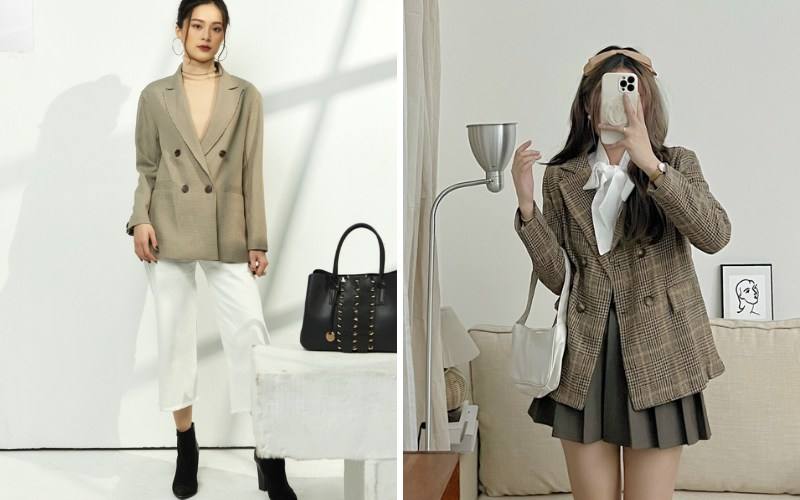 Blazer dạ diện Tết