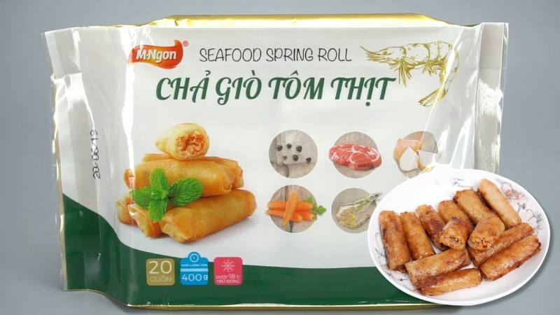 Chả giò tôm thịt M.Ngon