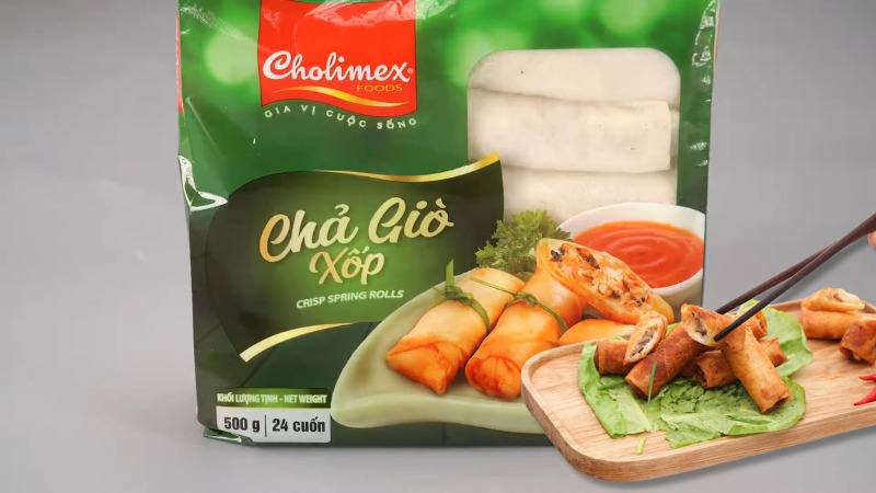 Chả giò xốp tôm thịt Cholimex