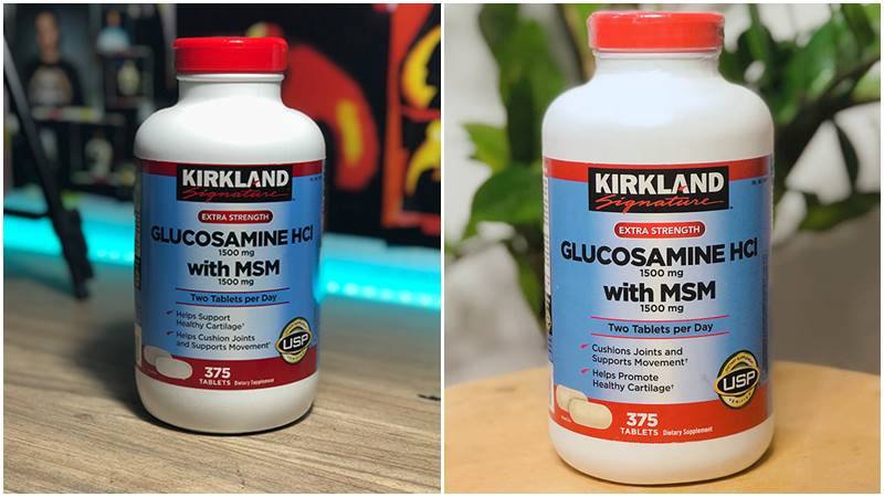 Glucosamine HCL 1500mg Kirkland With MSM