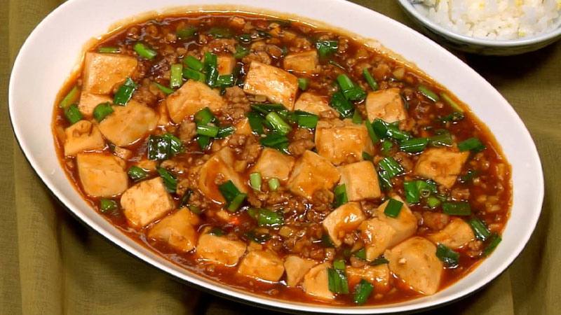 Đậu hũ Tứ Xuyên (Mapo tòfu) 